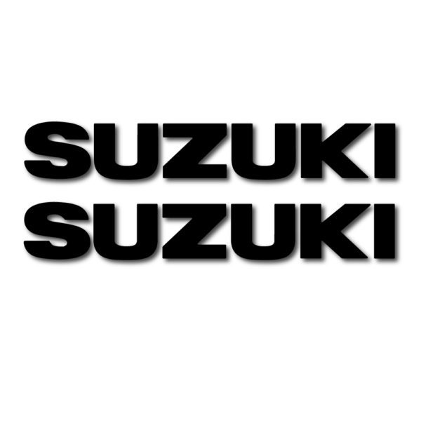 1980 Suzuki RM125 Side Panel Number Decal Set 68131-40210-64D