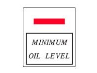 Suzuki TM Oil Tank Level Decal