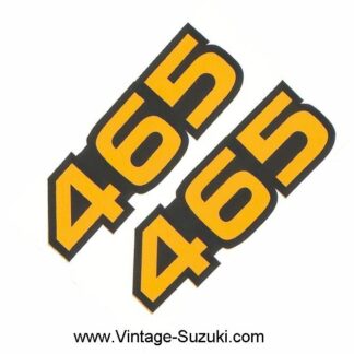 Suzuki RM Side Panel Bike Size Decal Set